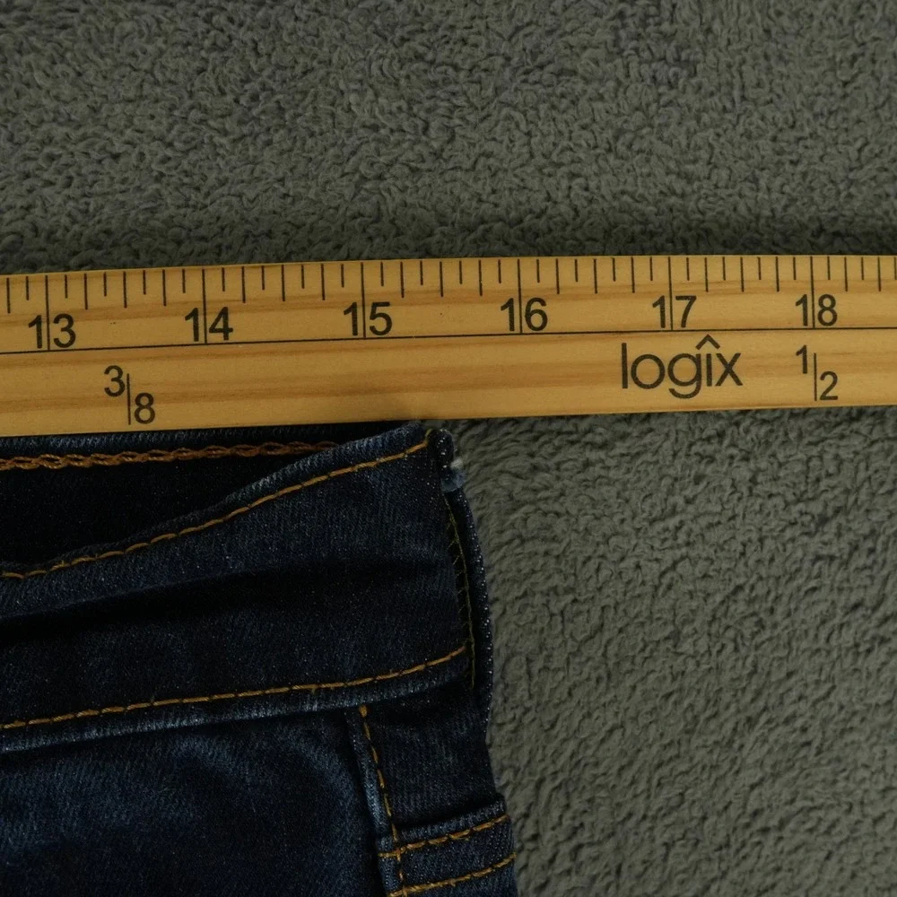 Levi's 502 Taper Jeans Mens Fits 31x28 Dark Blue Regular Taper Stretch Denim
